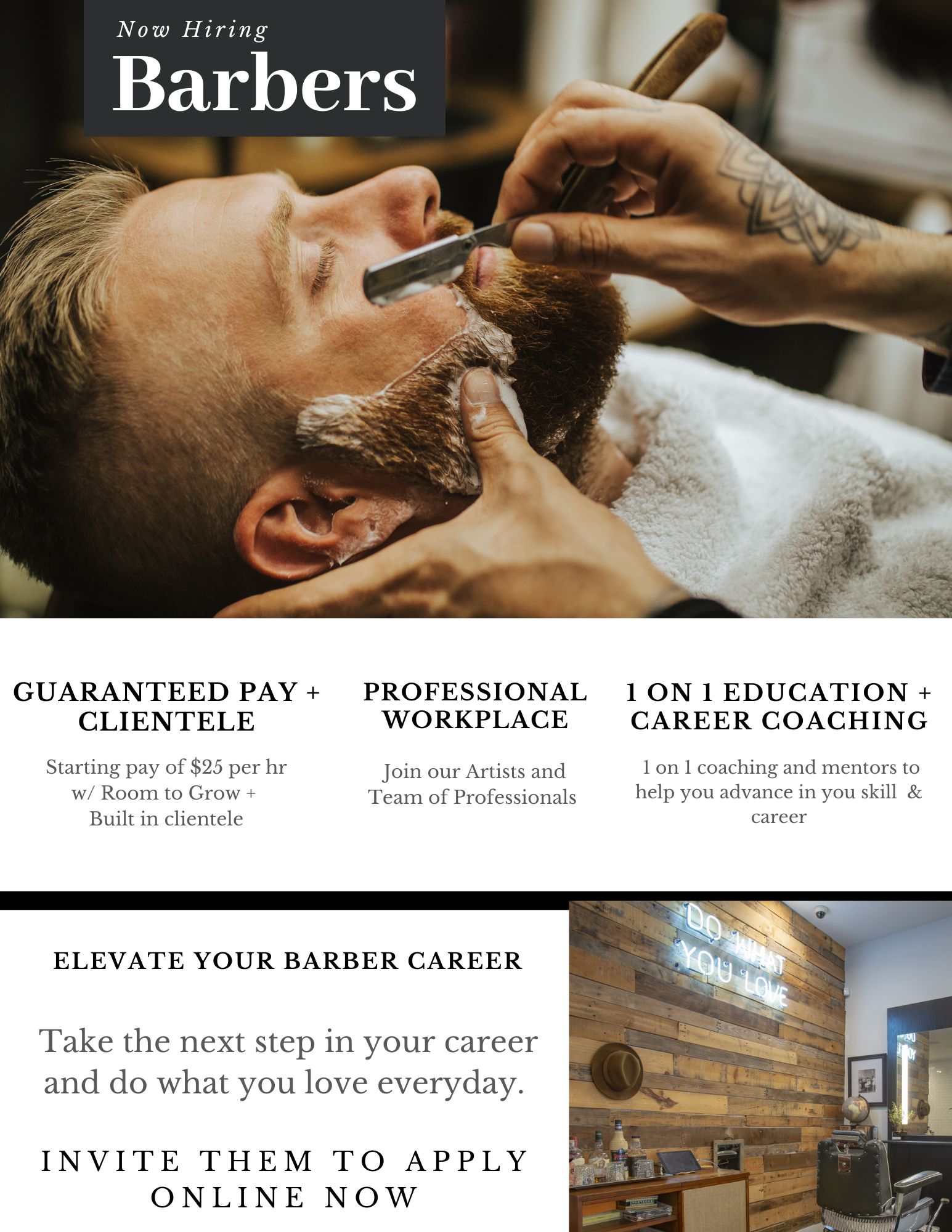 Menu – Substance Salon & Barberspa